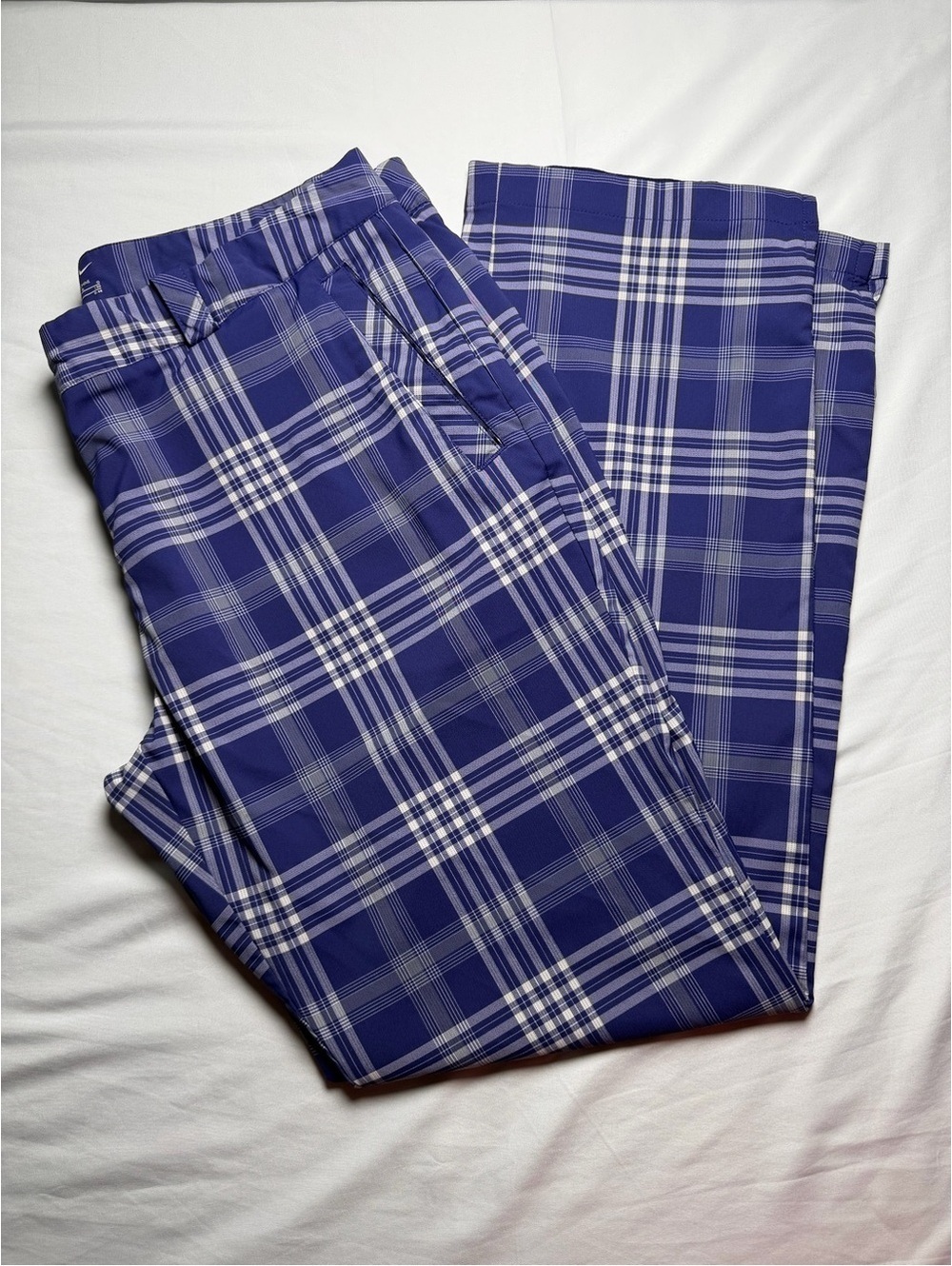 Nike Golf Tour Performance Dri-FIT Plaid Golf Pants Size 14